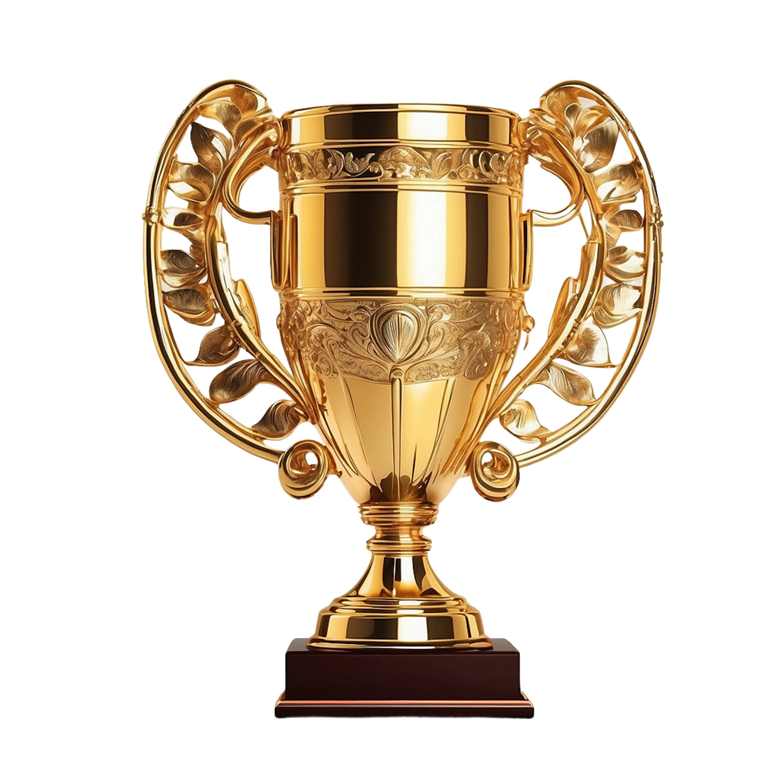 Trophy representing the best selling product award